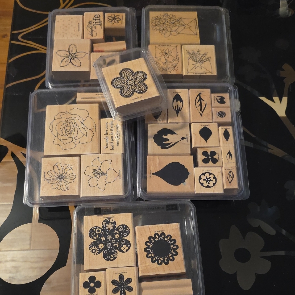 Stampin' Up! Floral and Nature Rubber Stamps Set